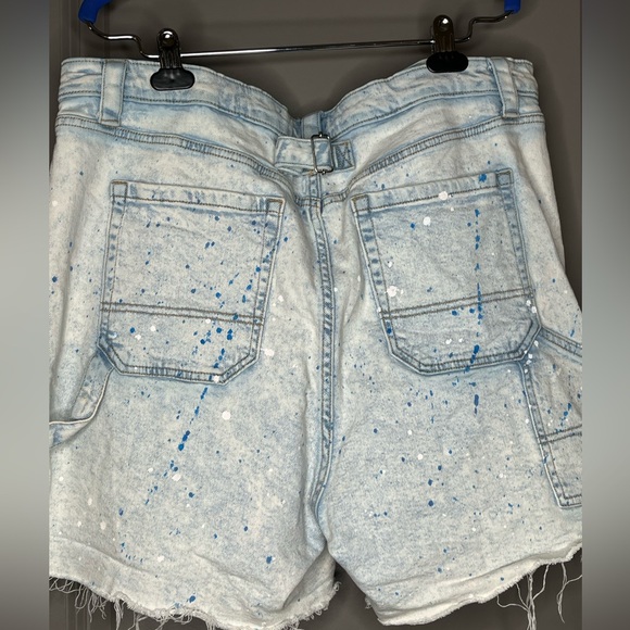 NWOT Wild Fable Paint Splatter Carpenter Shorts Size 18 - Picture 6 of 7